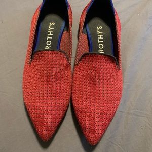 Scarlet Tweed Rothy’s Pointed Loafers - RARE